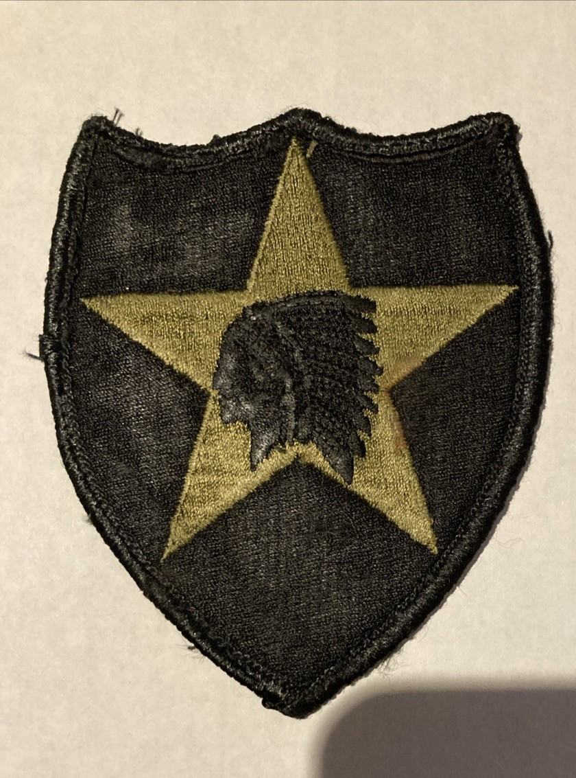 Vintage Sew ON US Army 2nd INFANTRY Division Patch
