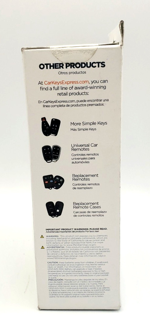 Car Keys Express Simple Key Replacement Kit — Nissan & Infiniti Smart Key