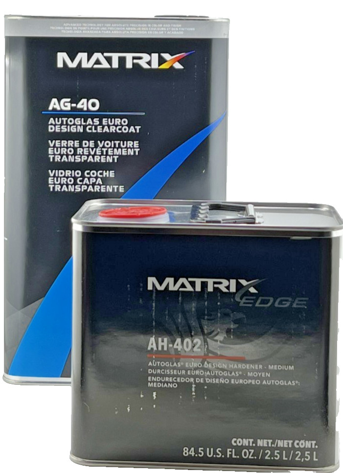 MATRIX AG-40 autoglass + MATRIX EDGE AH-402 hardener -medium - FREE SHIPPING!!!!