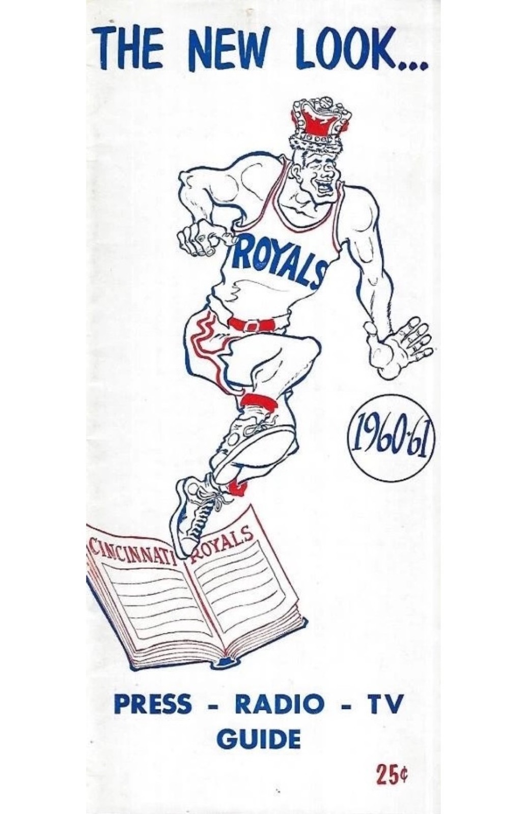 1960-1961 Cincinnati Royals Media Guide - 30-page NBA Basketball Press Reprint