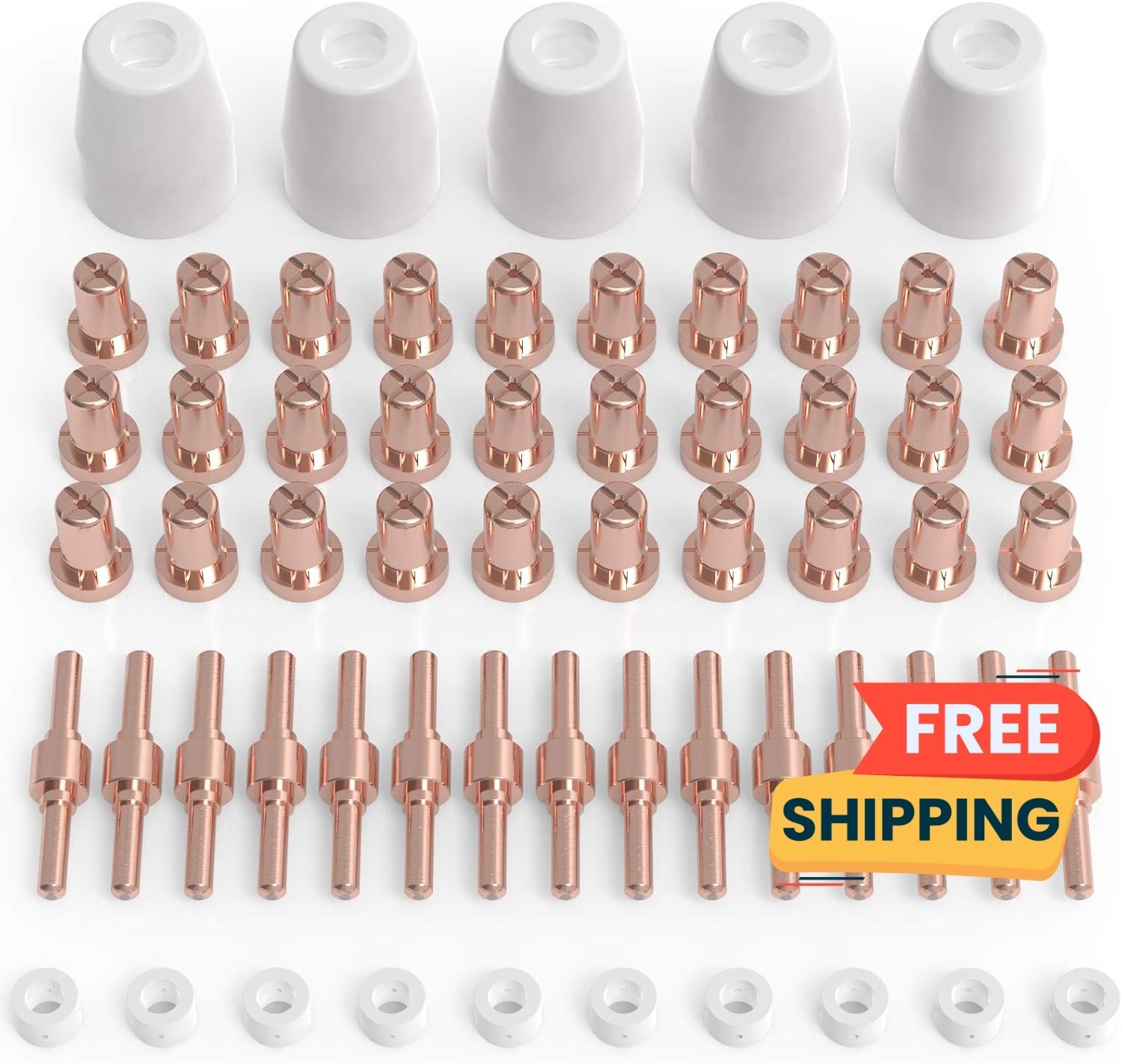 Consumibles de corte por plasma para máquinas de corte por plasma, 60 piezas, US