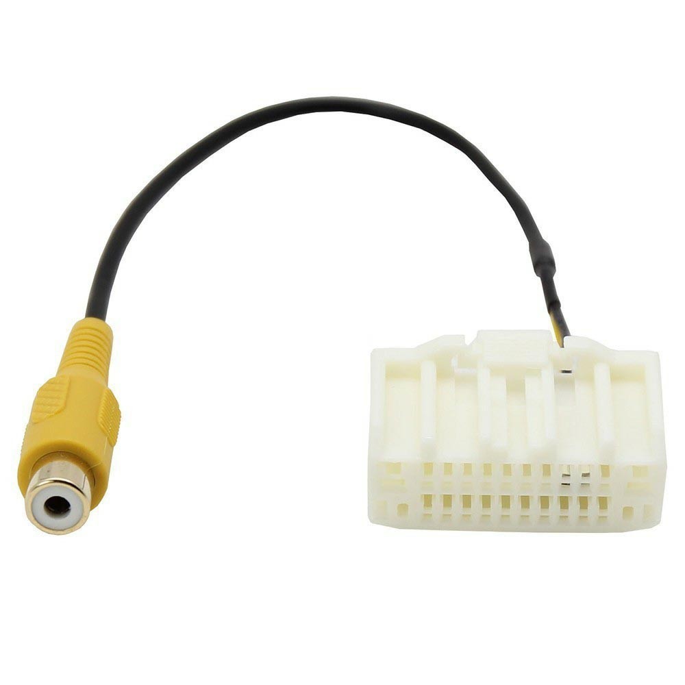 RCA Reverse Camera Adapter Cable for Jeep Wrangler OEM Head Unit Connection