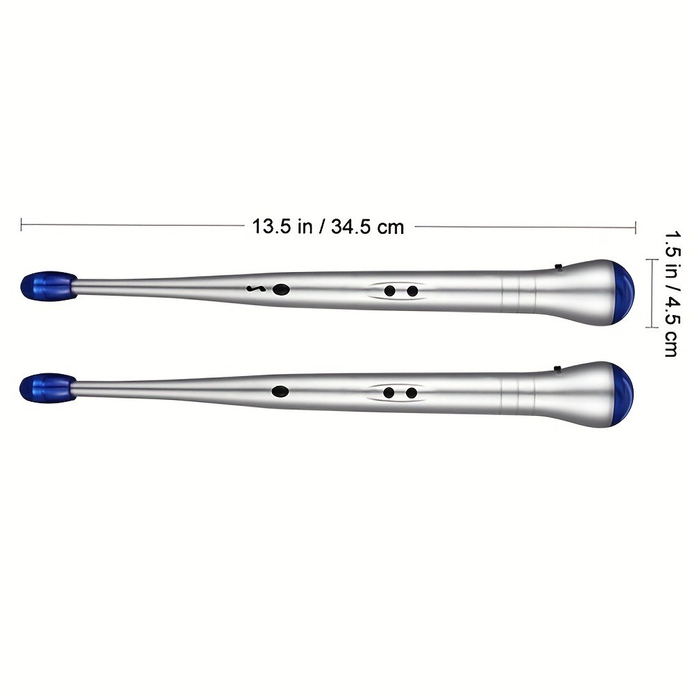 2-Pair(4Pcs) Electronic Air Drumsticks - Silent Practice Percussion Instrument
