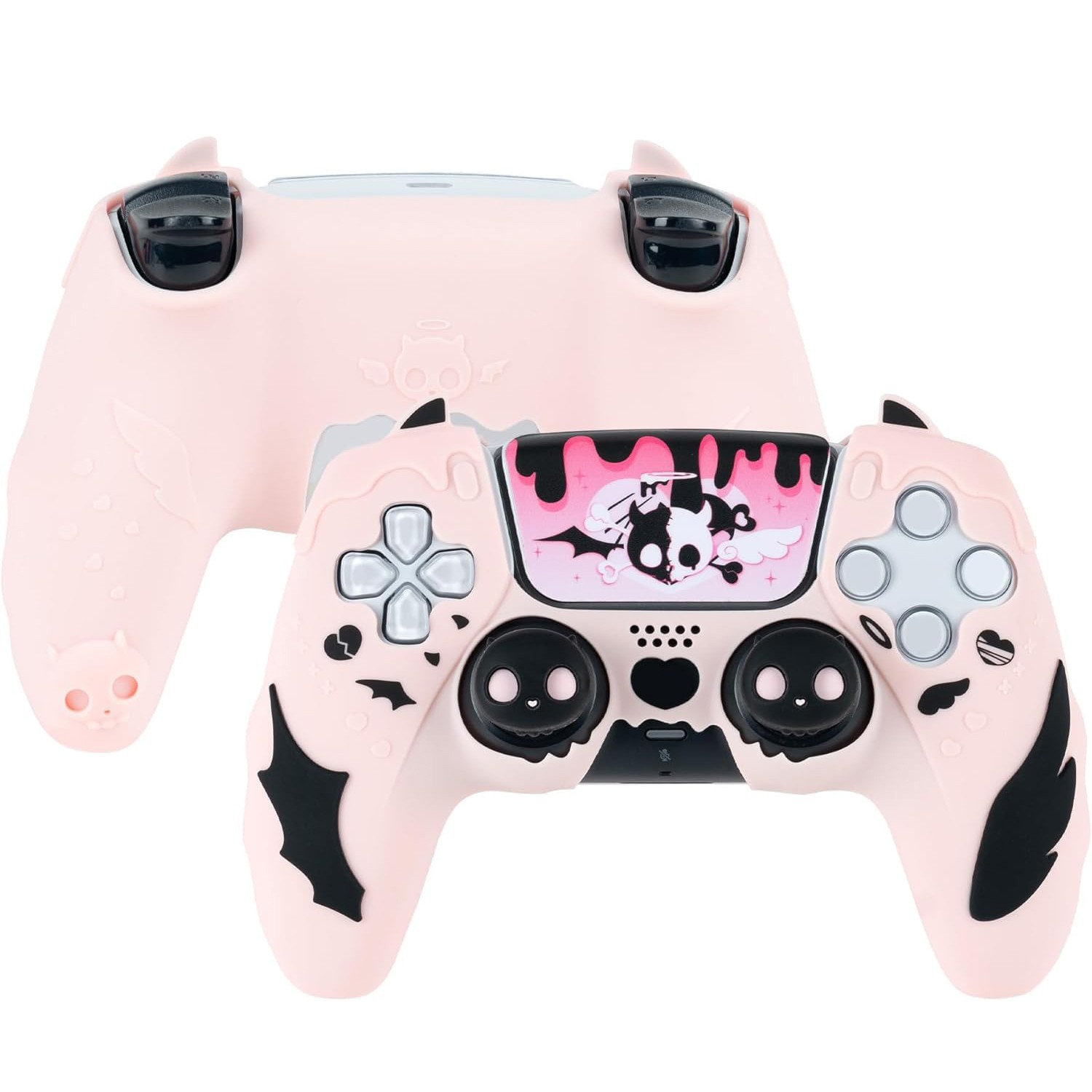 Controller Silicone Protective Cover for PS5 with Thumb Grip Caps and Sticker