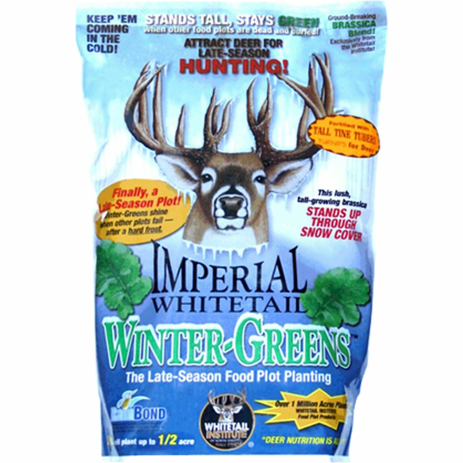 Imperial Whitetail Winter-greens-fall Annual Game Deer Food Plot Seed Mix NEW