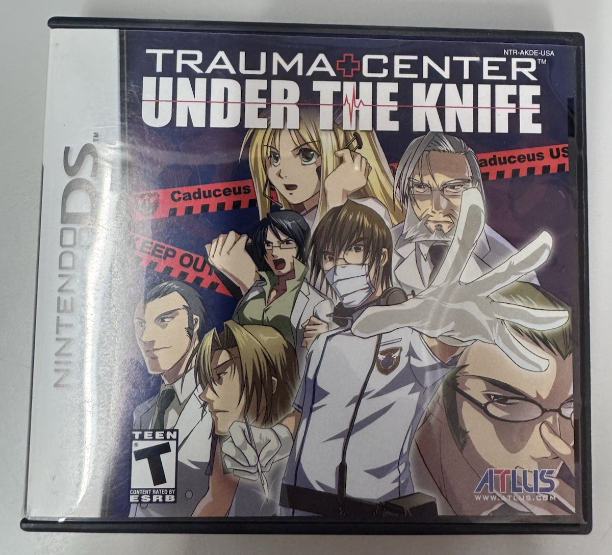 Trauma Center: Under the Knife Nintendo DS Authentic CASE AND MANUALS ONLY