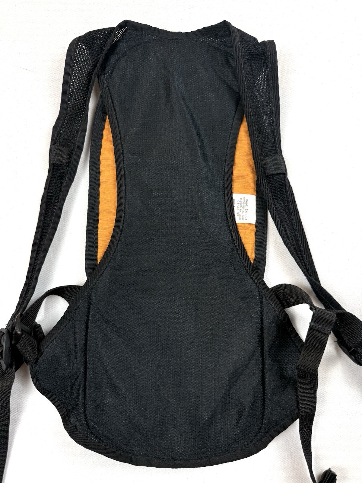 Vintage Cannondale Orange Hydration Backpack Ripstop Made In USA (READ)