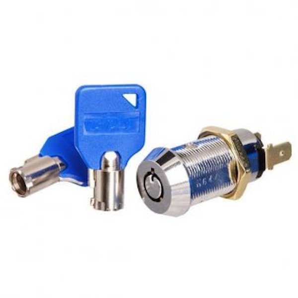 BDS Momentary Tubular Keyswitch-Alarm System,Key Switch-Free Post 09351207