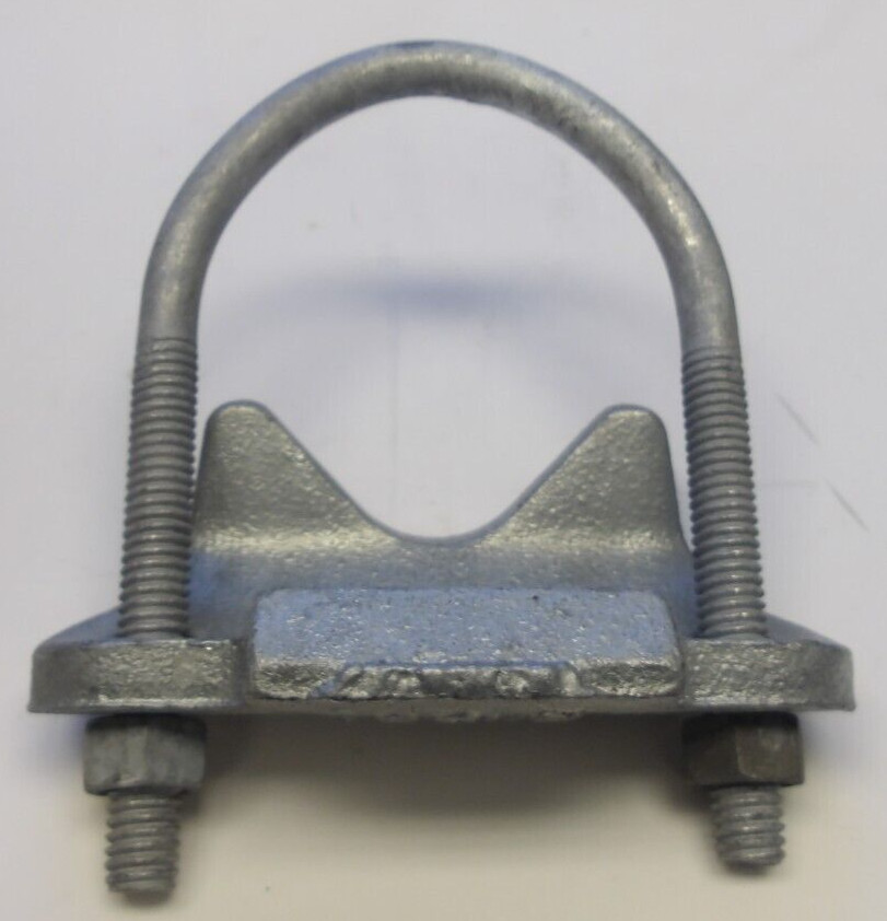 MADISON ELECTRIC PRODUCTS 2" MALLEABLE CLAMPS LOT OF 5 RIGHT ANGLE CLAMPS P/N346