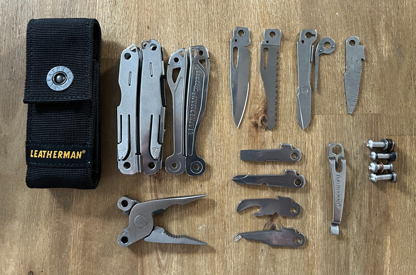 Leatherman Mod Replacement Parts Wingman/Sidekick/Rev Silver Genuine