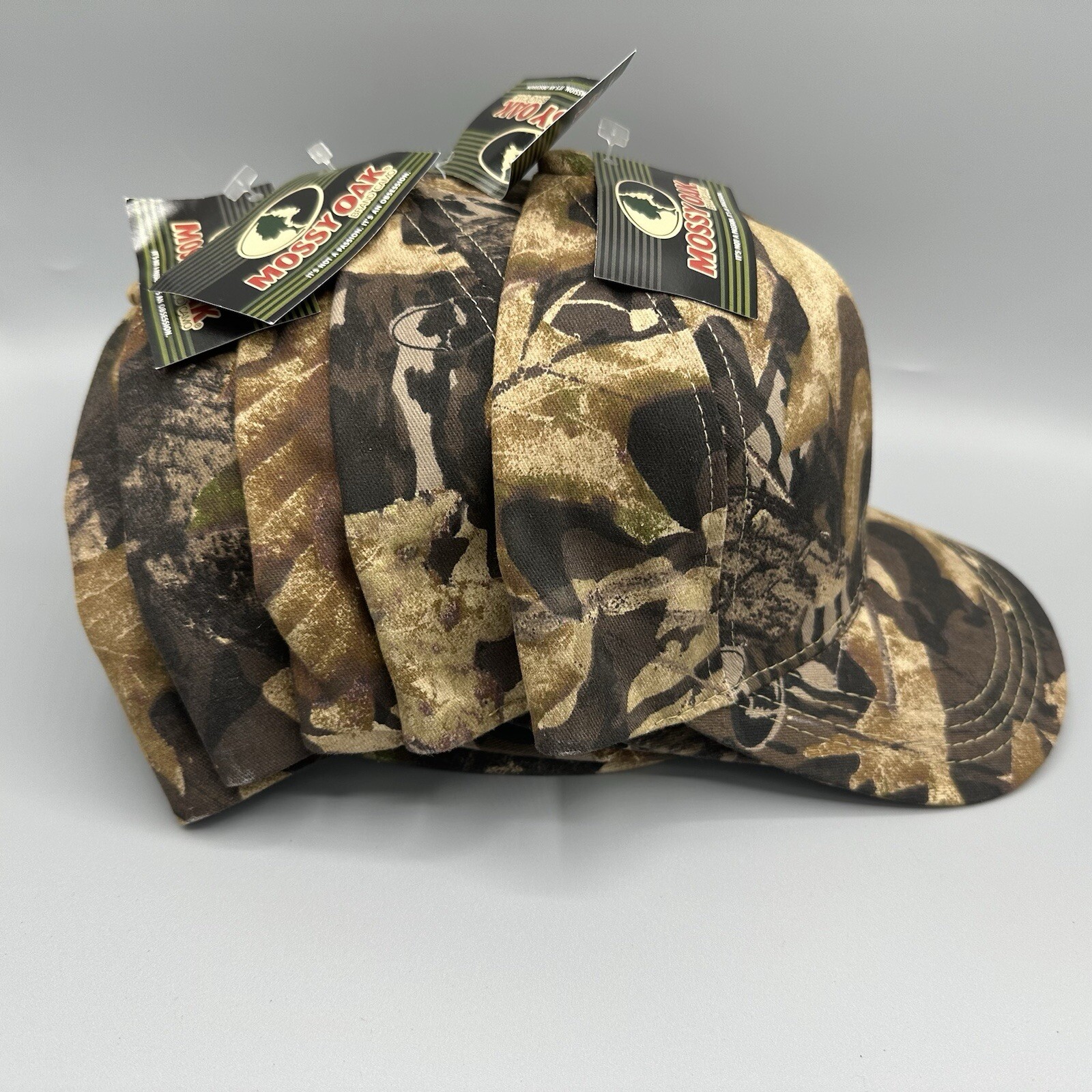 Vintage Mossy Oak Camo Camouflage Hat Cap USA New Tag SnapBack Forest Floor