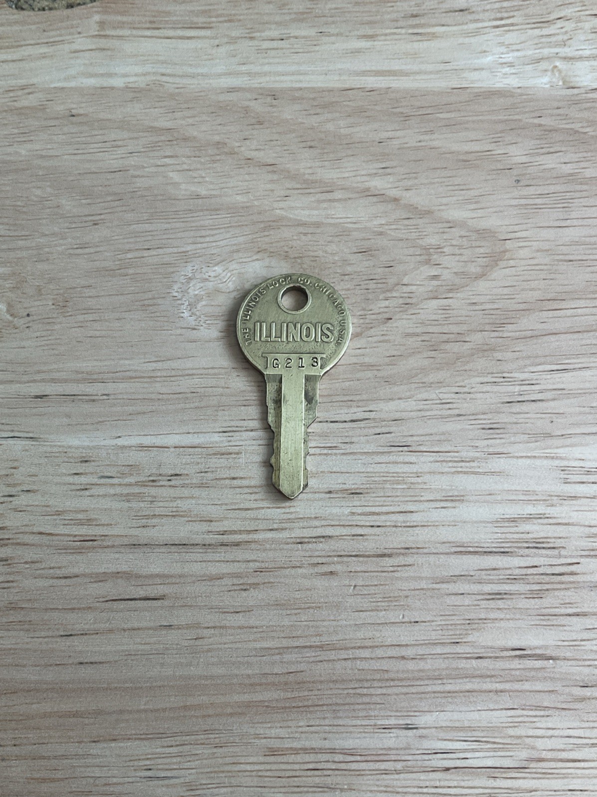 Illinois Lock Key # G 213