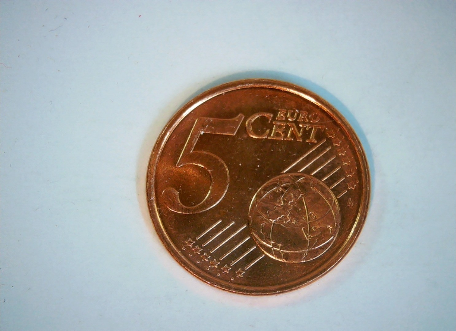 Germany 2002 5 Euro Cent Euro cent (German national side: Oak sprig) Coin