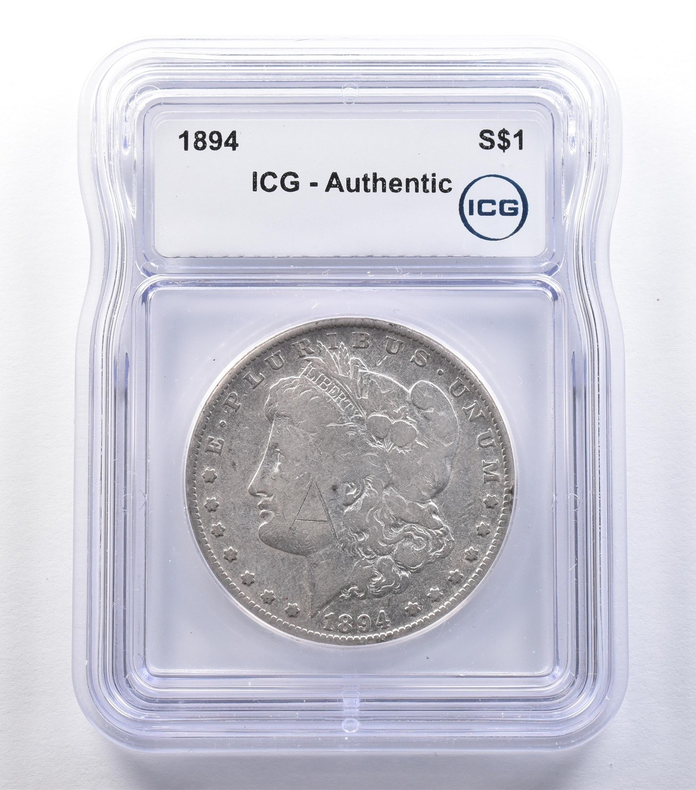 1894 Morgan Silver Dollar Authentic ICG *9575