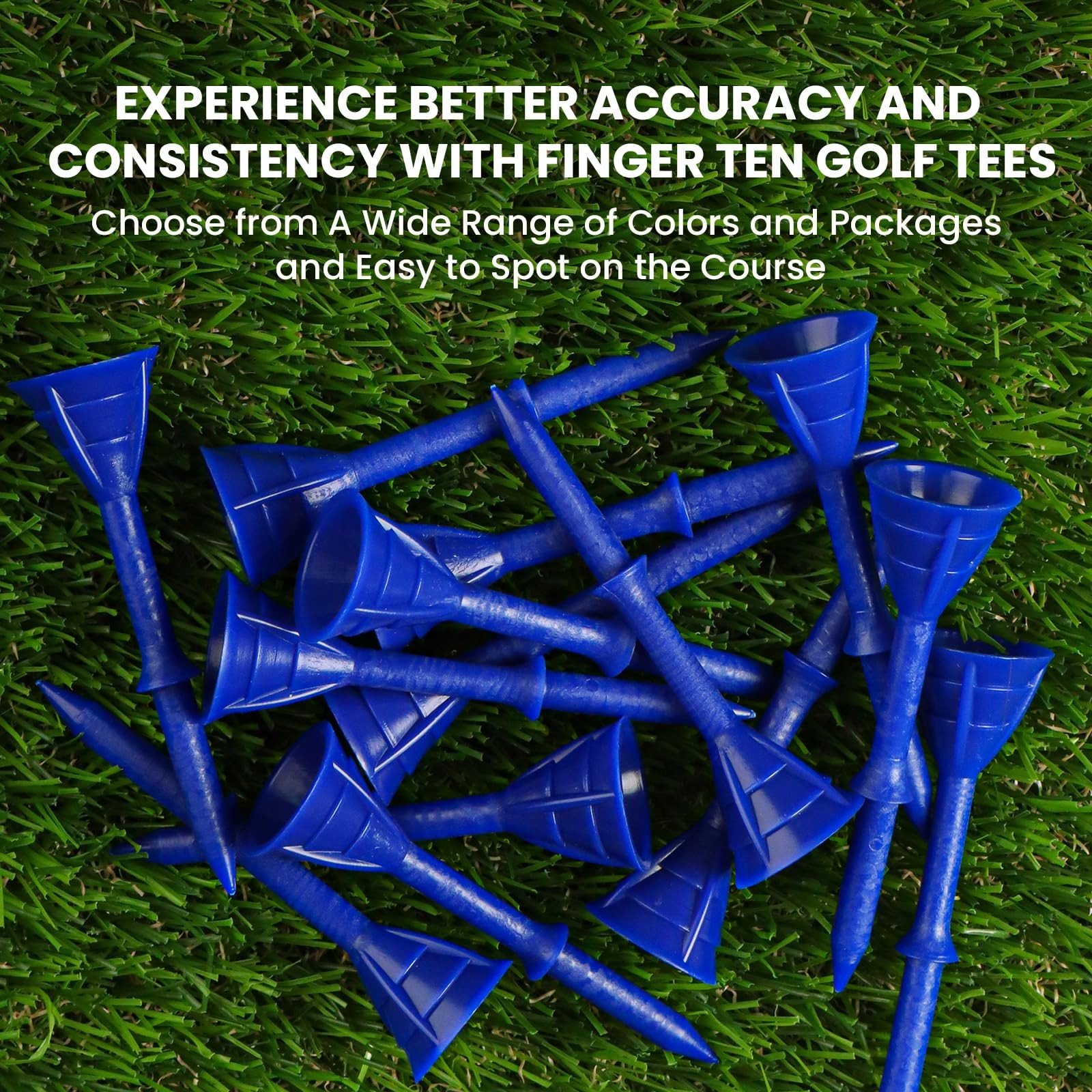 Golf Tees Plastic Tee 3 1/4 Inch 20 40 Pack Unbreakable Tee Durable Stable Go...