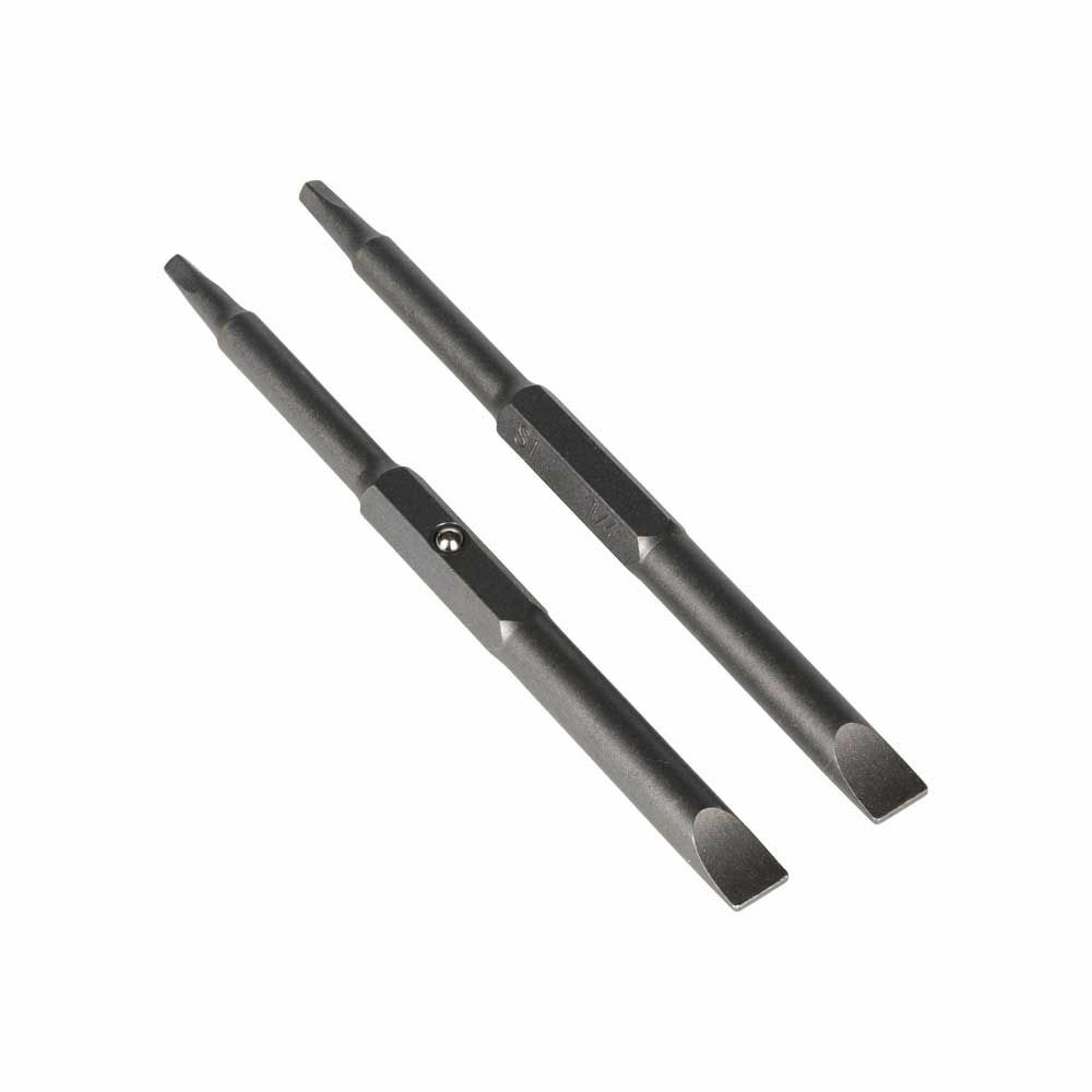 Klein Tools 32411 Replacement Bit #1 Square, 1/4'' Slotted, Extended Reach