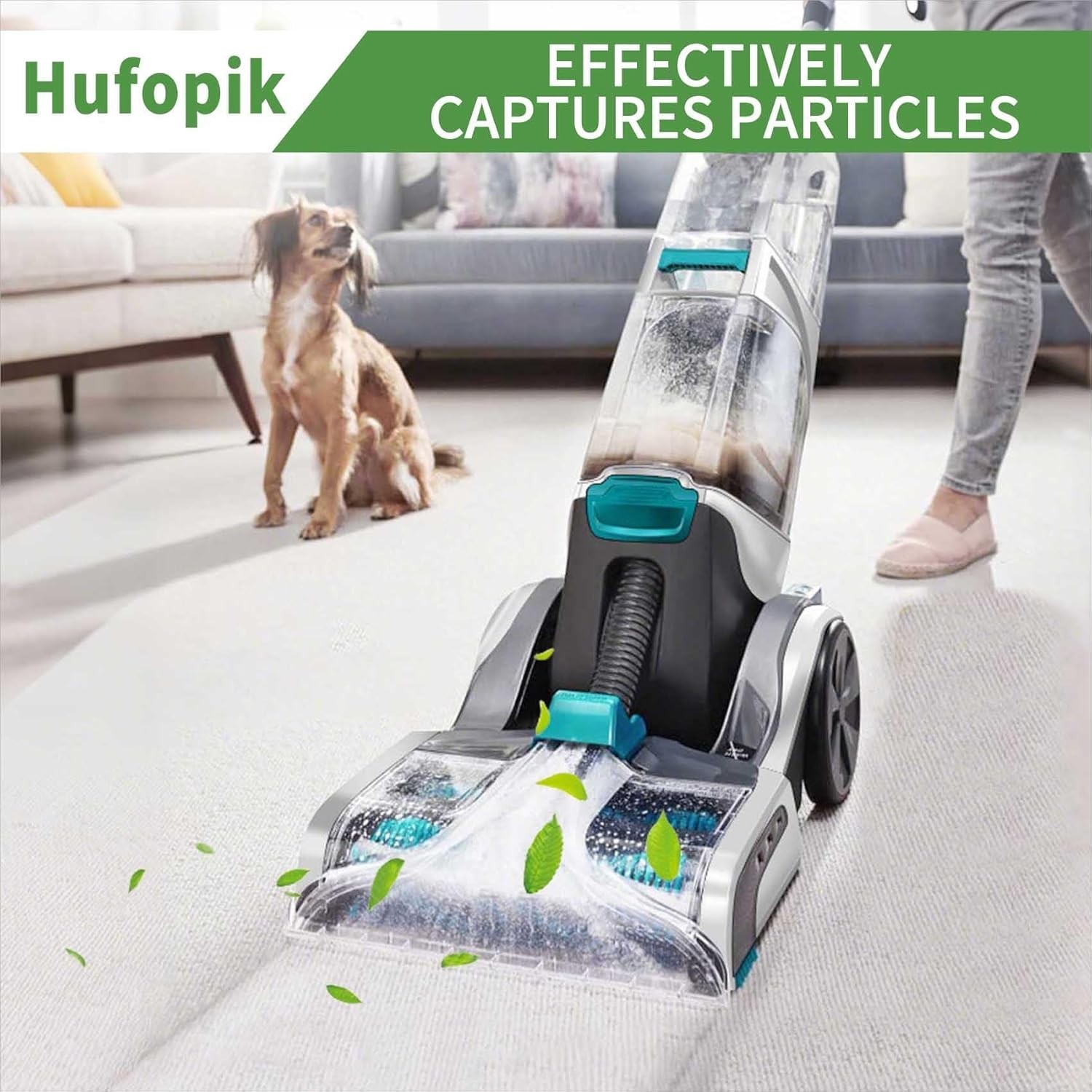 2-Pack Vacuum Filter Compatible with Eureka WhirlWind Bagless Canister Vacuum Cl