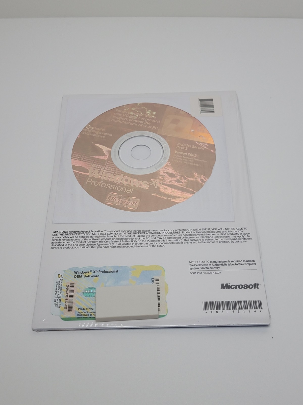 Microsoft Windows XP Professional - Complete Operating System (MS Win Pro) 2002