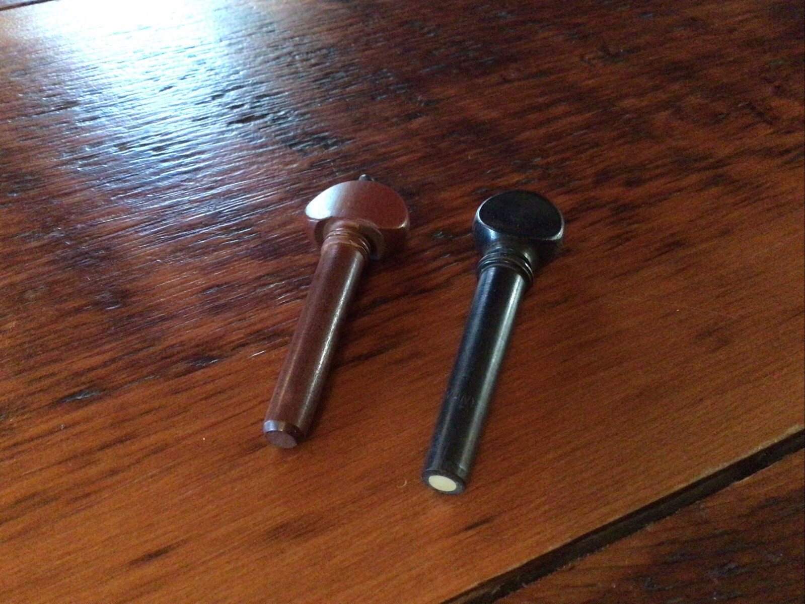 Ebony Viola Tailpiece Plus 2 Different Tuning Pegs