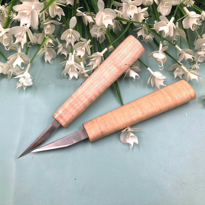 Violin Carving Knife F Hole Carve Fix Sharp Blade Violin Making Luthier Tool 2pc