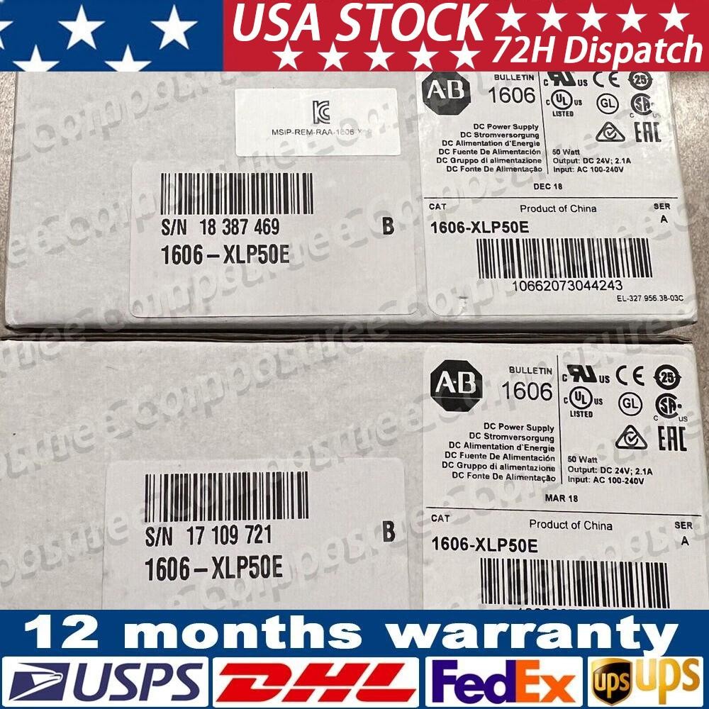 New In Box Allen-Bradley 1606-XLP50E POWER SUPPLY 1606XLP50E Fast Shipping