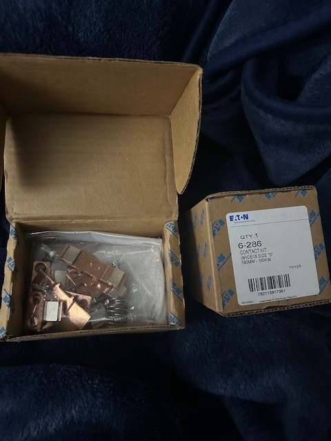 EATON  6-286 SIZE S 3P CONTACT KIT (TRANE RTAC CHILLER)