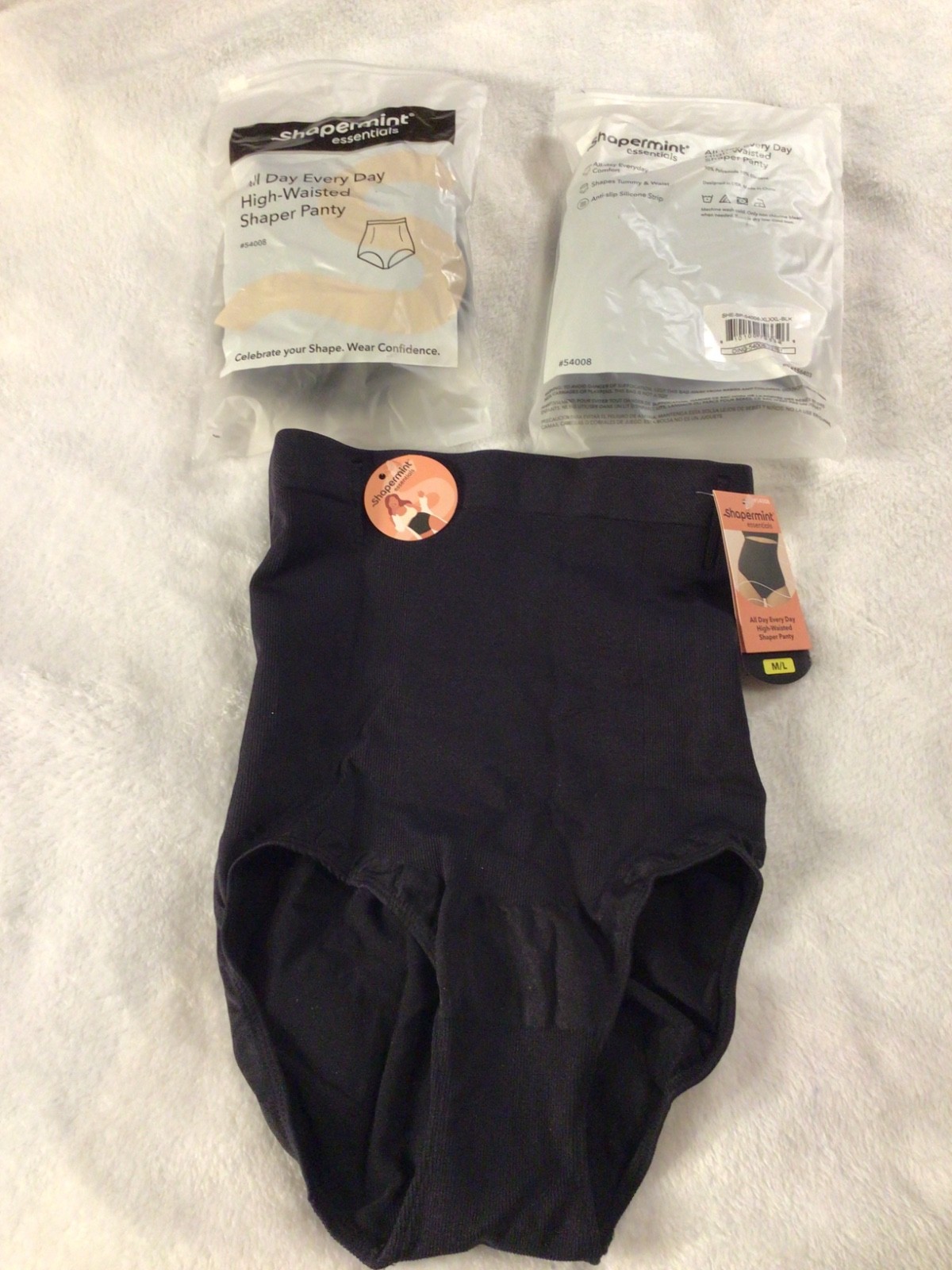 Shapermint Essentials All Day Every Day High Waisted Shaper Panty MED/ LGE