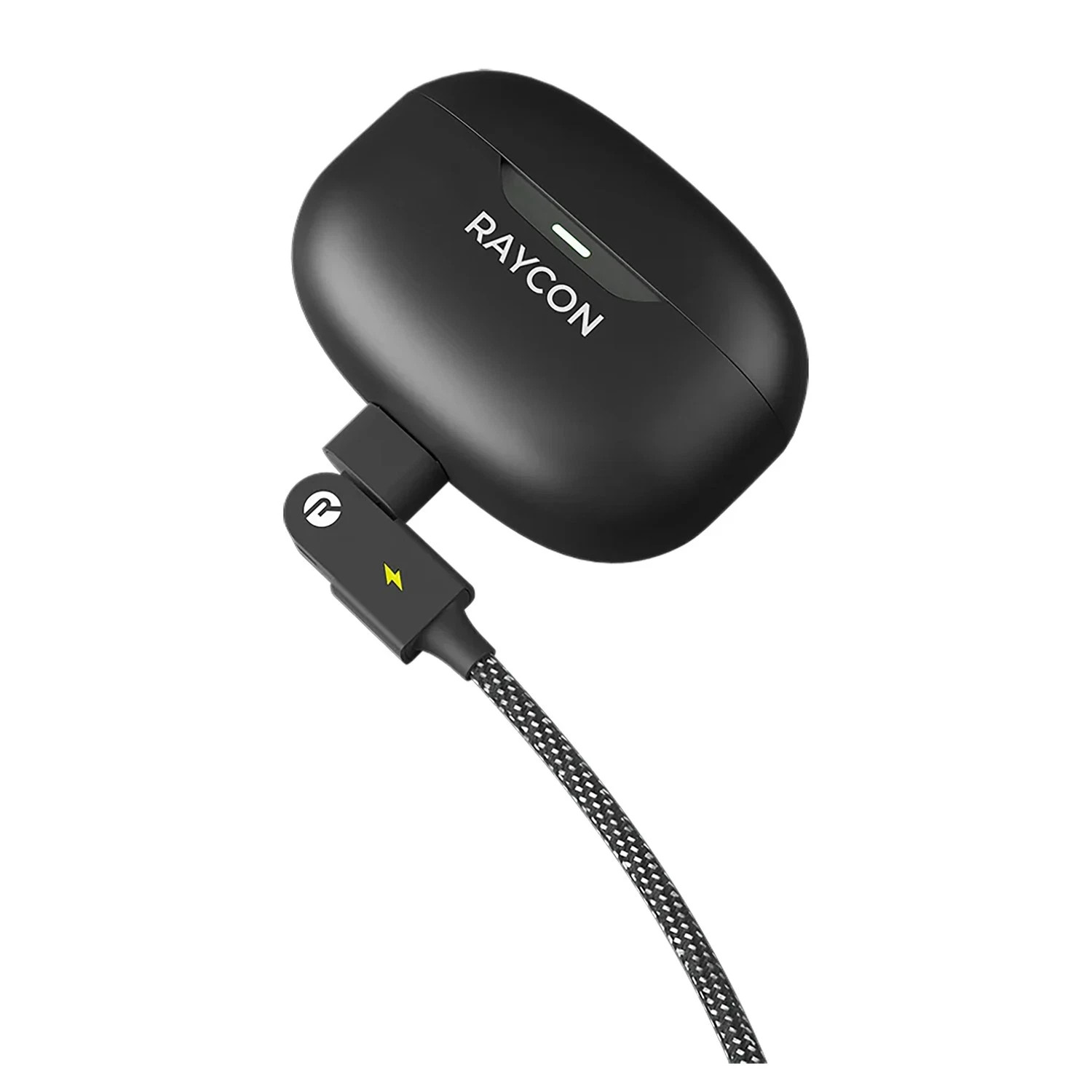Raycon® Magic Spin 100Watt USB-C® to USB-C® Charge and Sync Cable 3.3 Ft.- Black