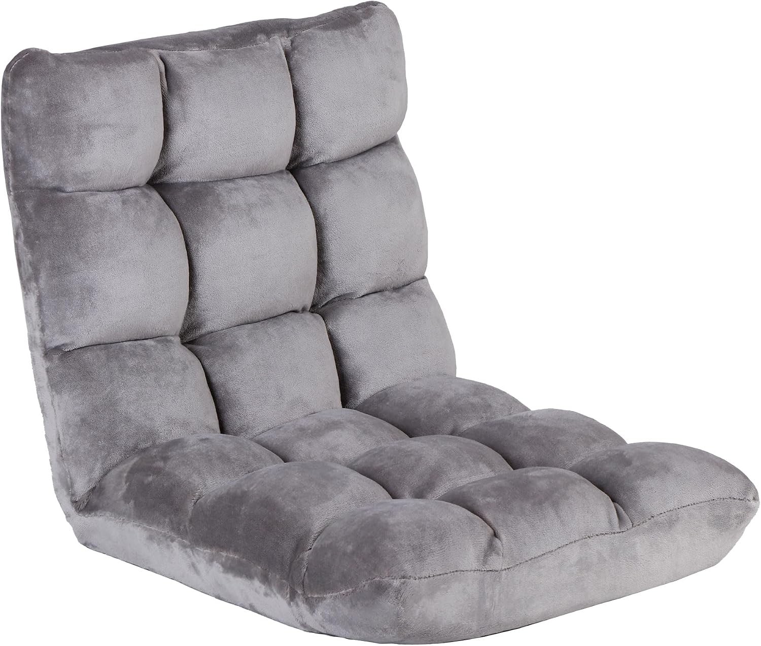 Adjustable Floor Chair 14-Position Sofa Bed Foldable Cushion Video Gaming