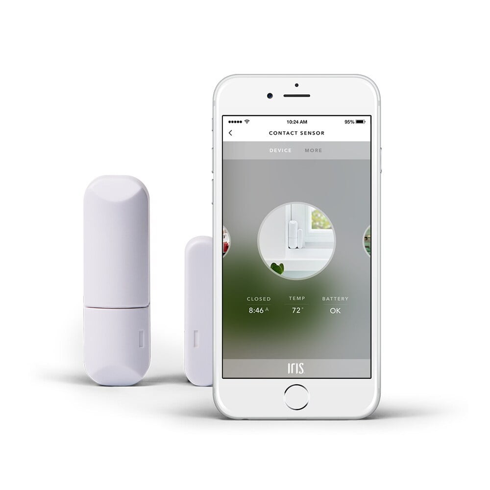 NEW Iris 3320-L CONTACT SENSOR for Indoor Wireless Home Security System - Lowes