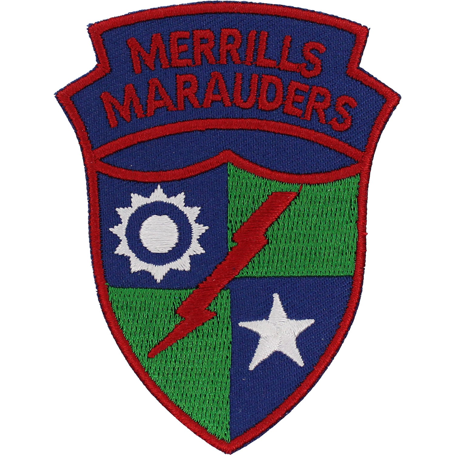 Army Merrills Marauders Patch ( 2 1/4" Wide x 3" High ) P393