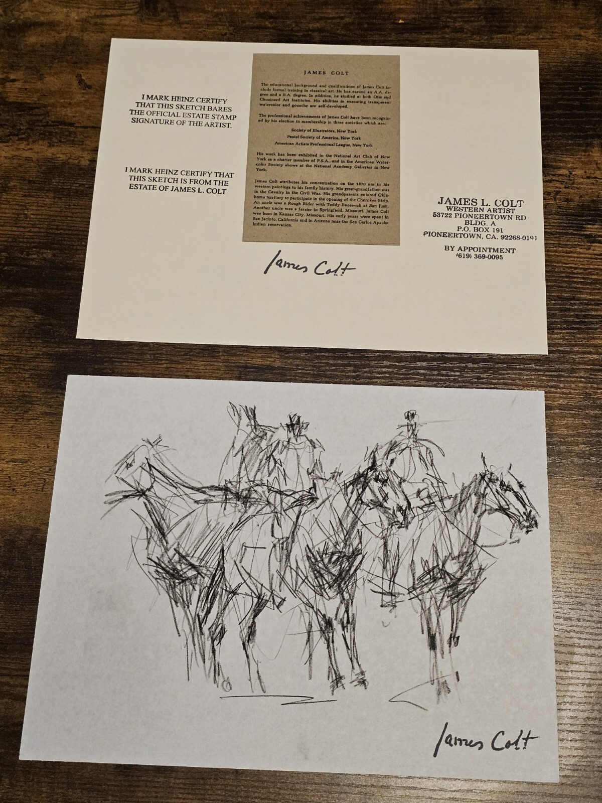 James Colt Western Cowboys Sketching (147)