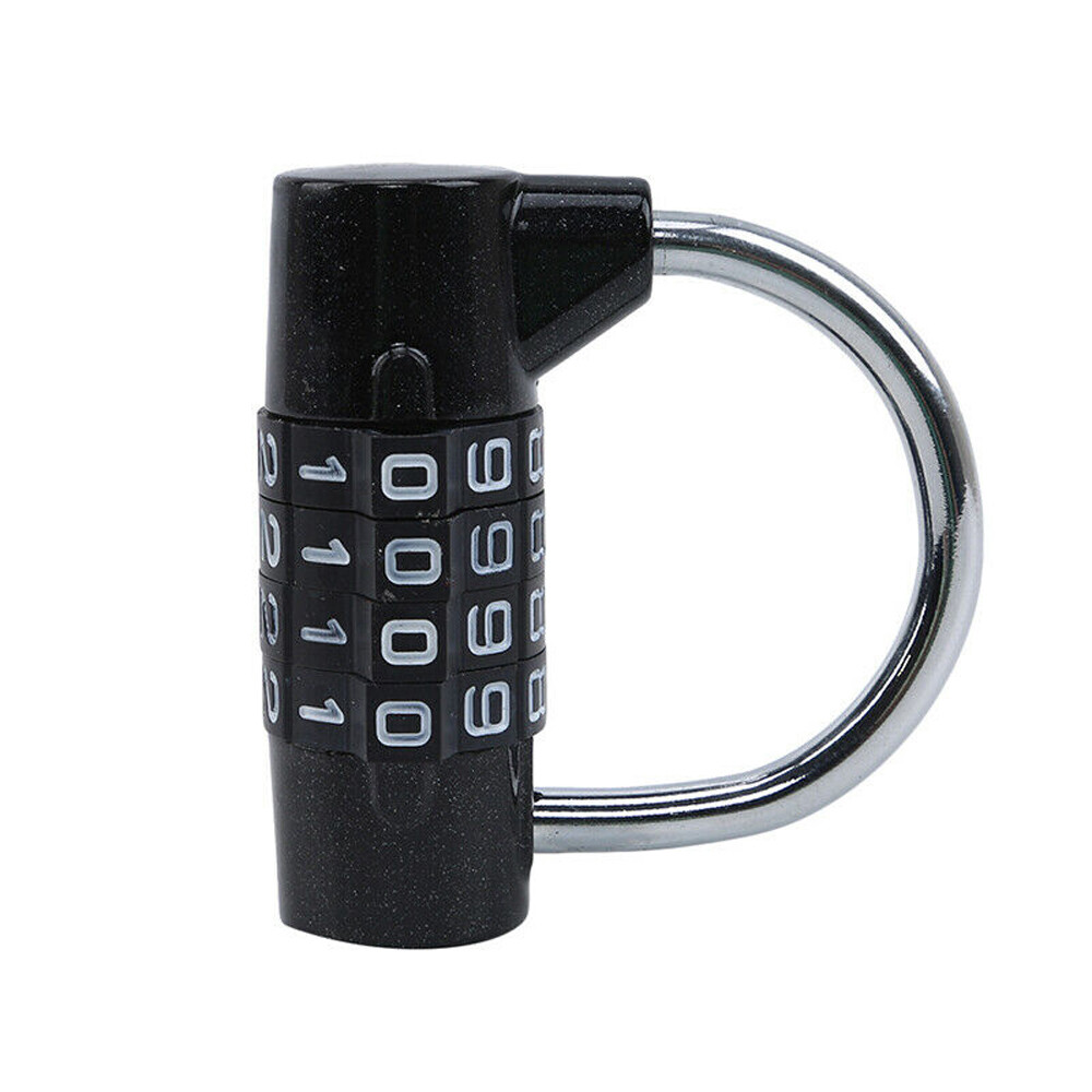 4-Digital Combination Lock Security Padlock Zinc Alloy Waterproof Number Lock