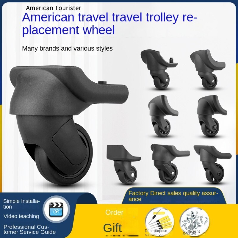 2 pcs Luggage Wheel Replacement for Samsonite luggage american trolley wheel (3)