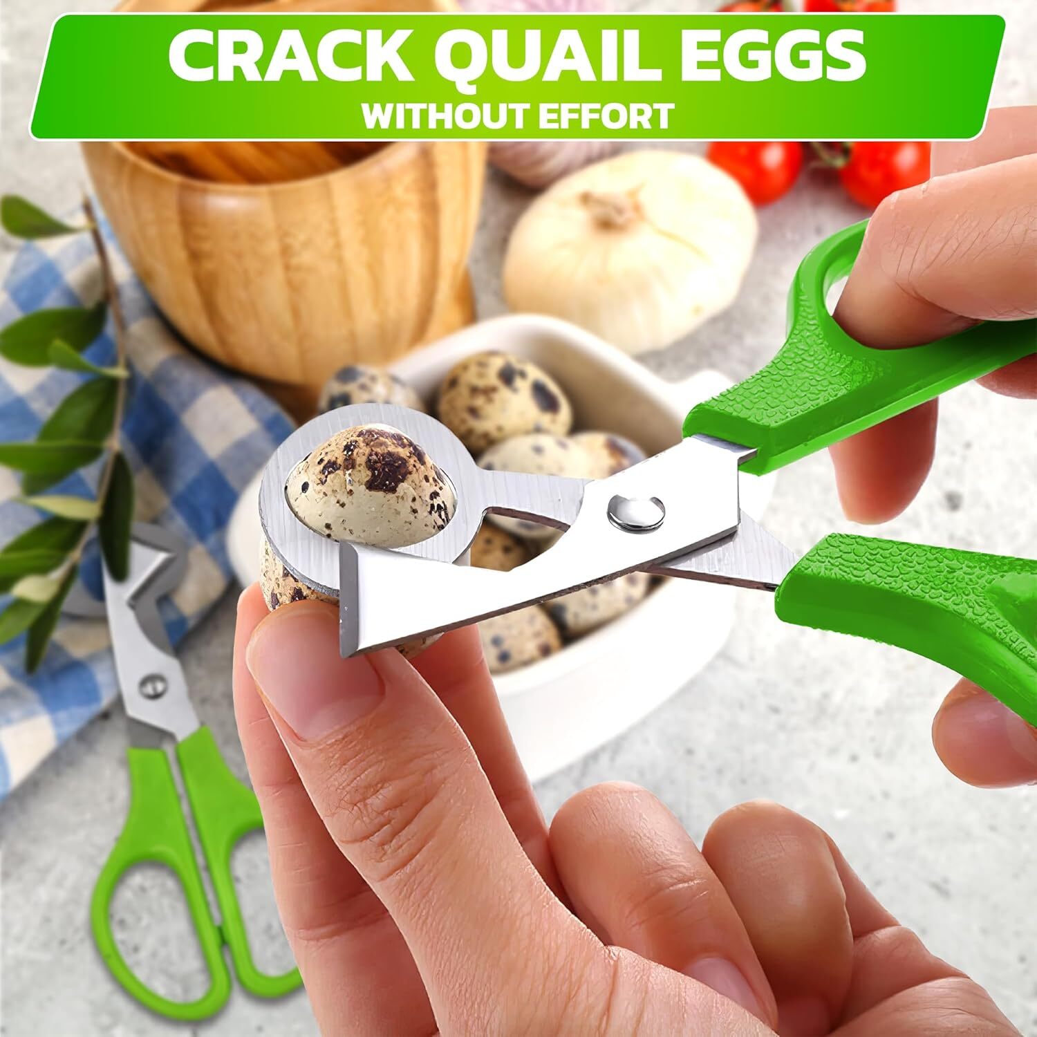 Quail Roast egg scissors eggshell scissors eggshell opening divider scissors Lot