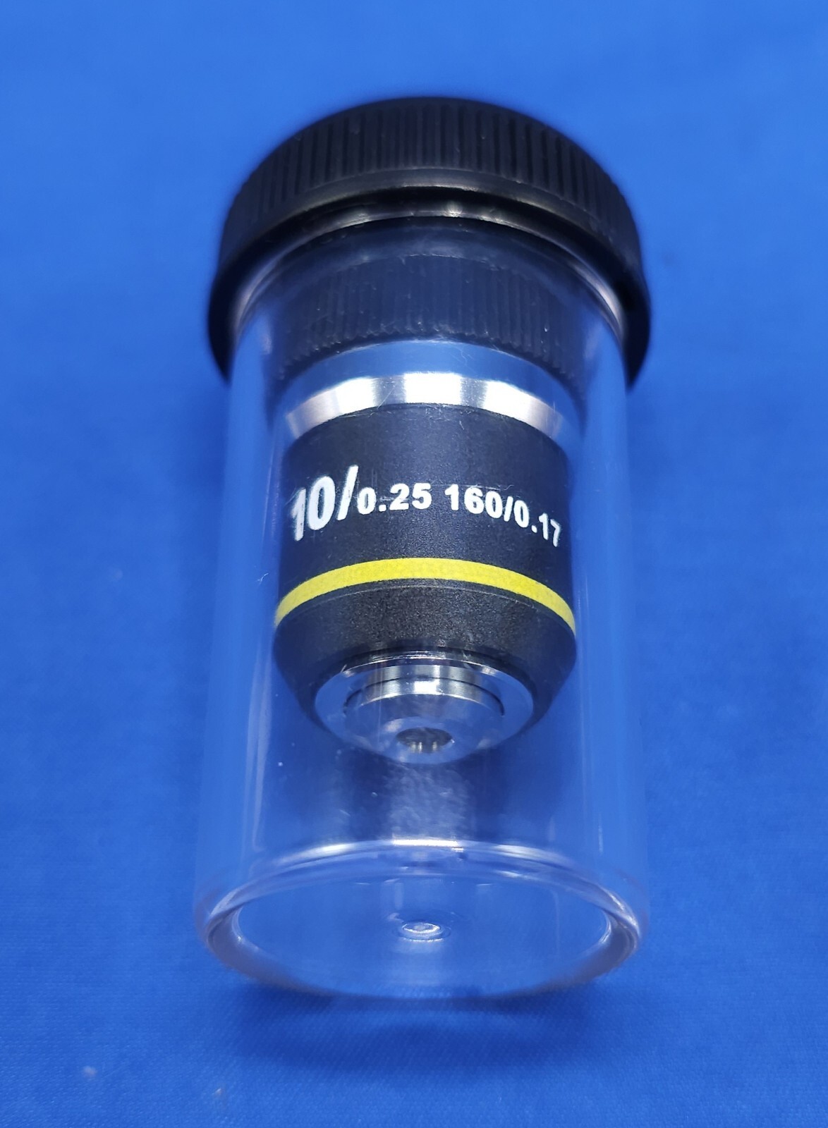 ACCU-SCOPE ACHROMATIC OBJECTIVE 10/0.25 160/0.17 *NEW OPEN BOX*