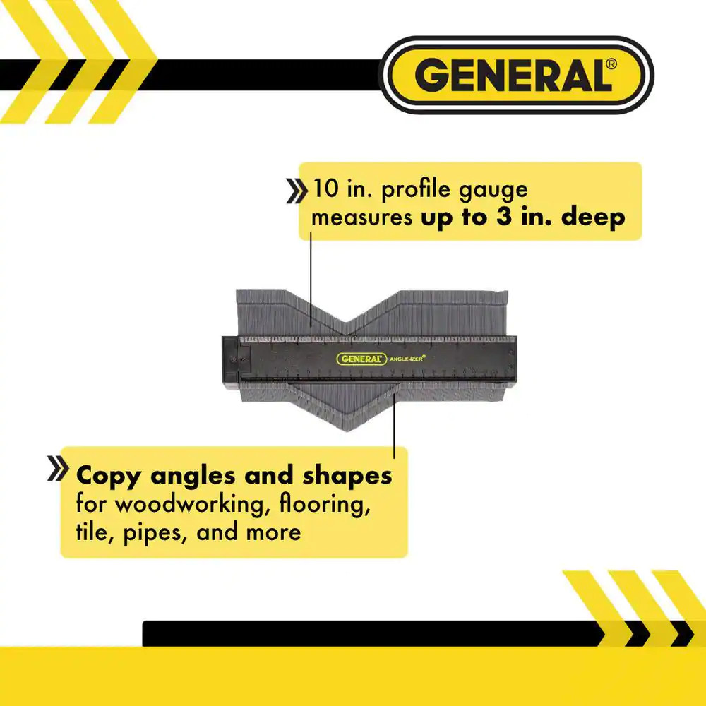 10 In. Contour Gauge Profile Tool and Duplicator