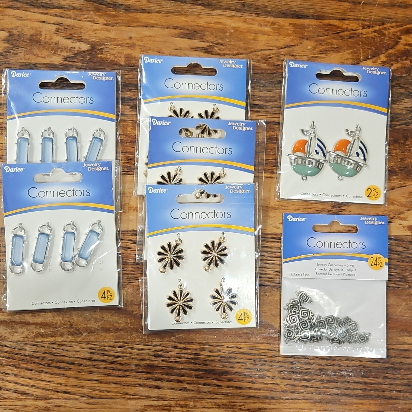 7 piece darice connectors HOLD FOR JJB3-BL-MVFRMM9A