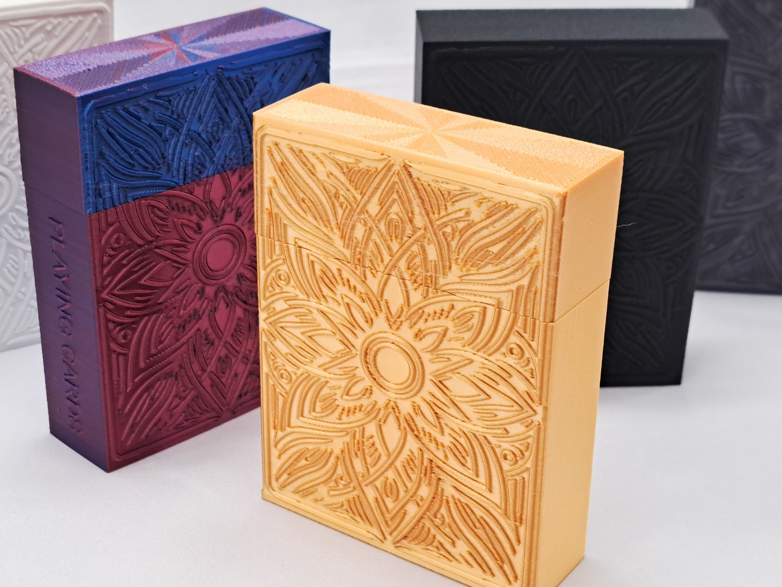 Playing Card Protector Box Hard Plastic Durable Stylish Portable Case