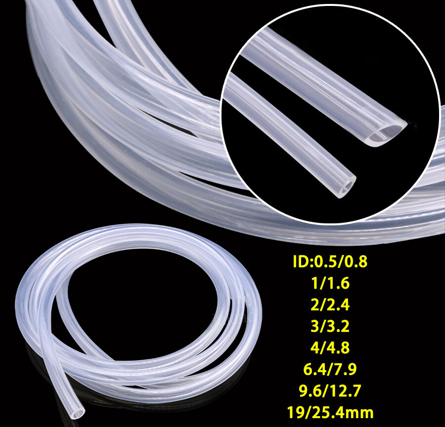 Peristaltic Pump Tube 0.5~25.4mm Food Grade clear Pump Tube Silicone Hose