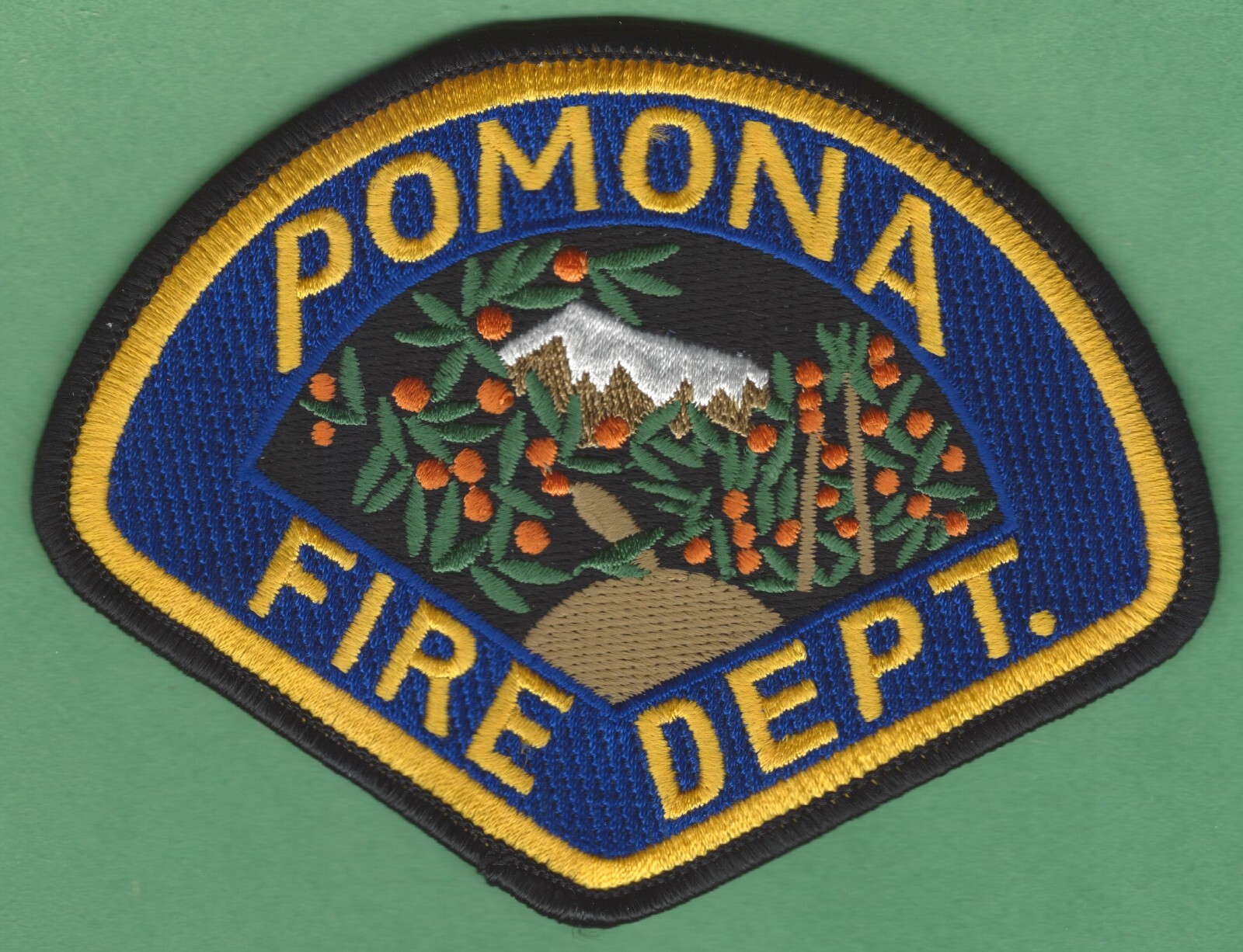 POMONA CALIFORNIA FIRE RESCUE PATCH