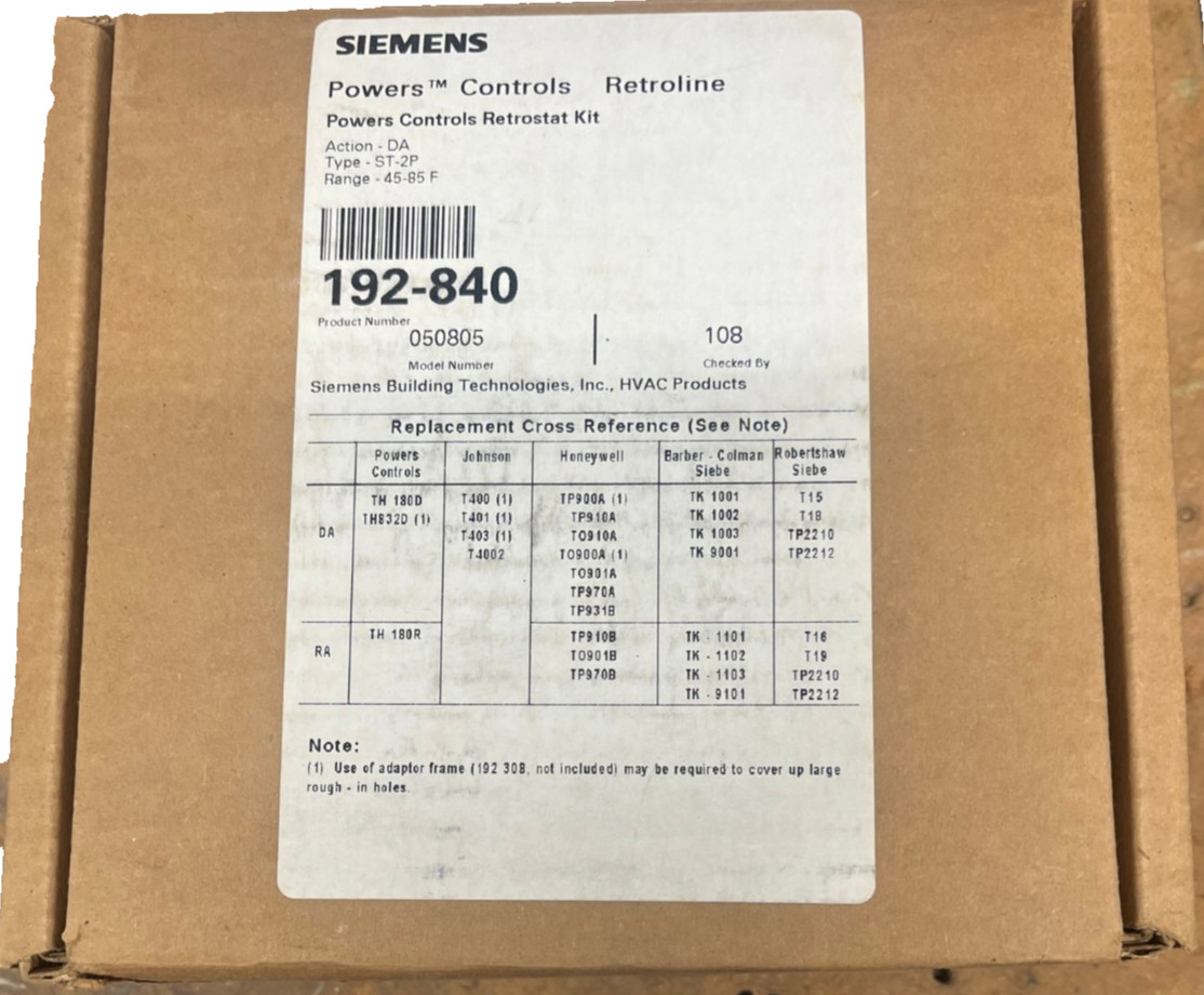 TH-192 Retrostat Kit w/ Direct Acting Fahrenheit Scale