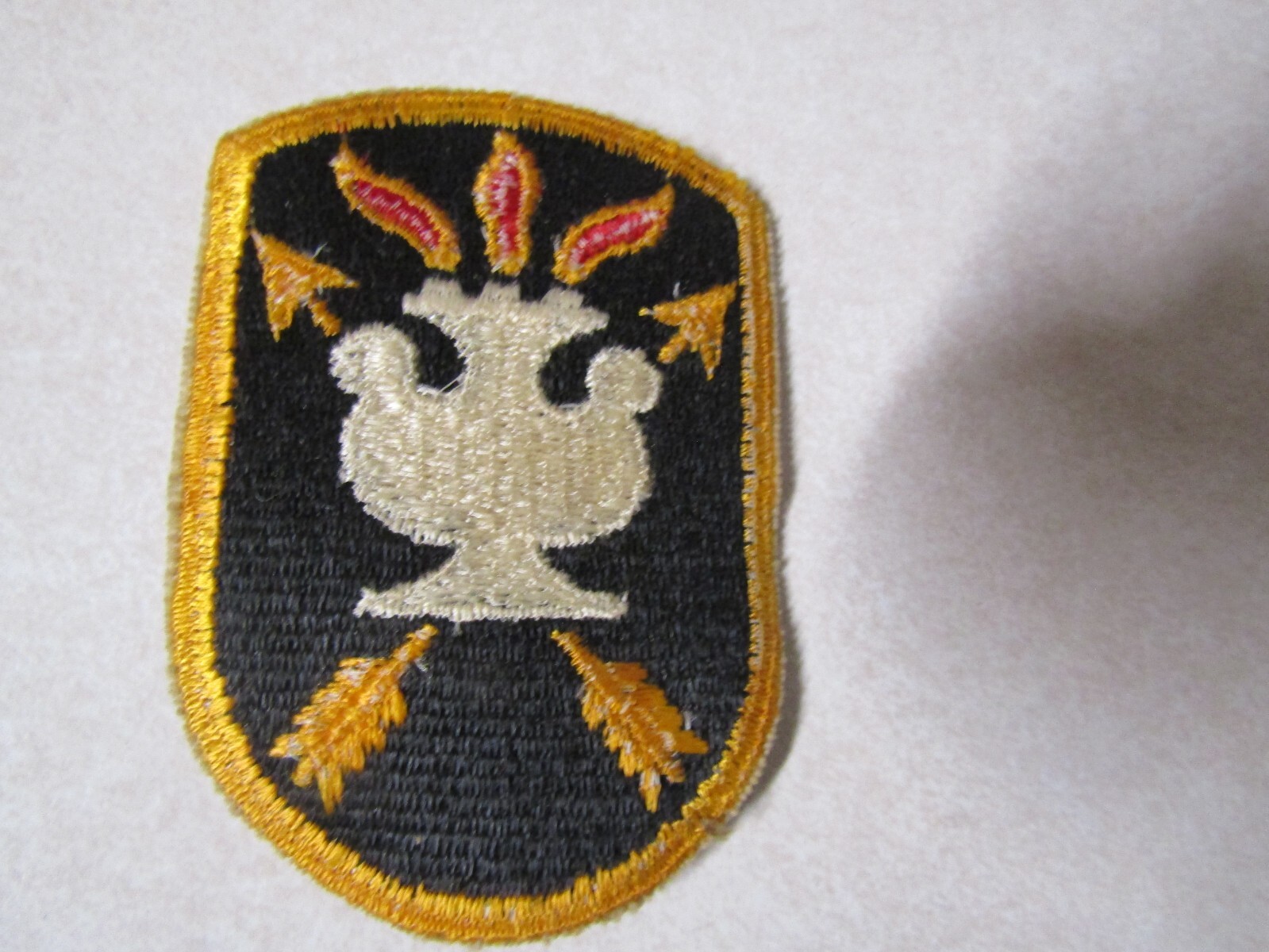 MILITARY PATCH OLD ORIGINAL POST WW2 ERA US ARMY SWIC SPECIAL WARFARE