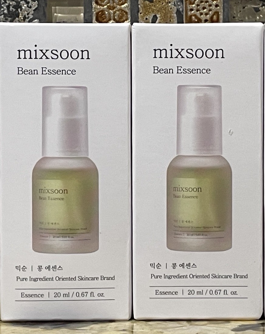 Bundle 2 MIXSOON Bean Essence 20ml – Gentle Exfoliating & Moisturizing K-Beauty