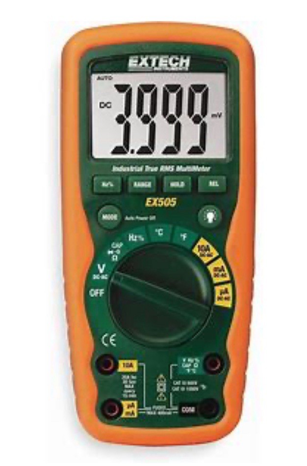 Extech True RMS Industrial Digital Multimeter EX500 Series/EX505
