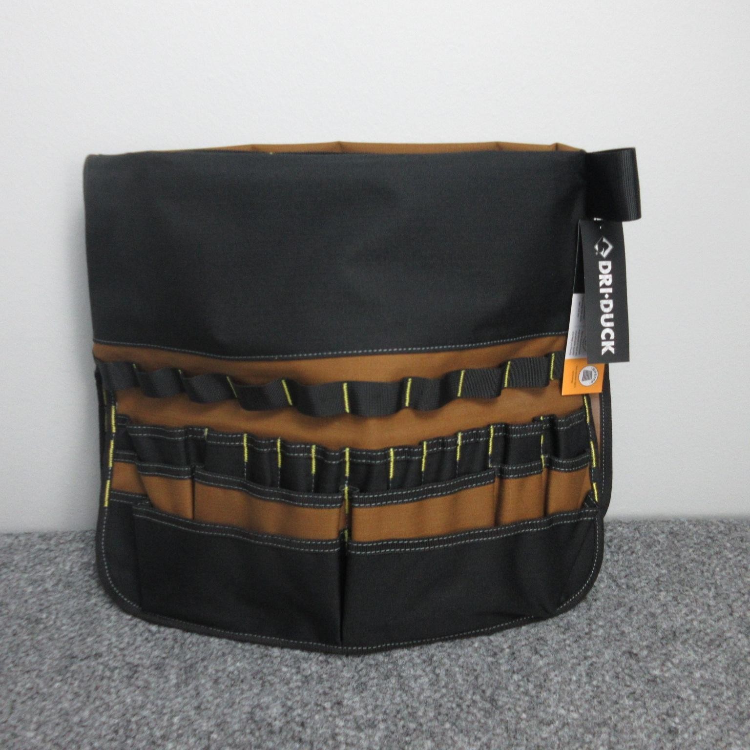 DRI DUCK Roll Up Bucket Tool Pouch Brown Polyester OS Ripstop Organizer