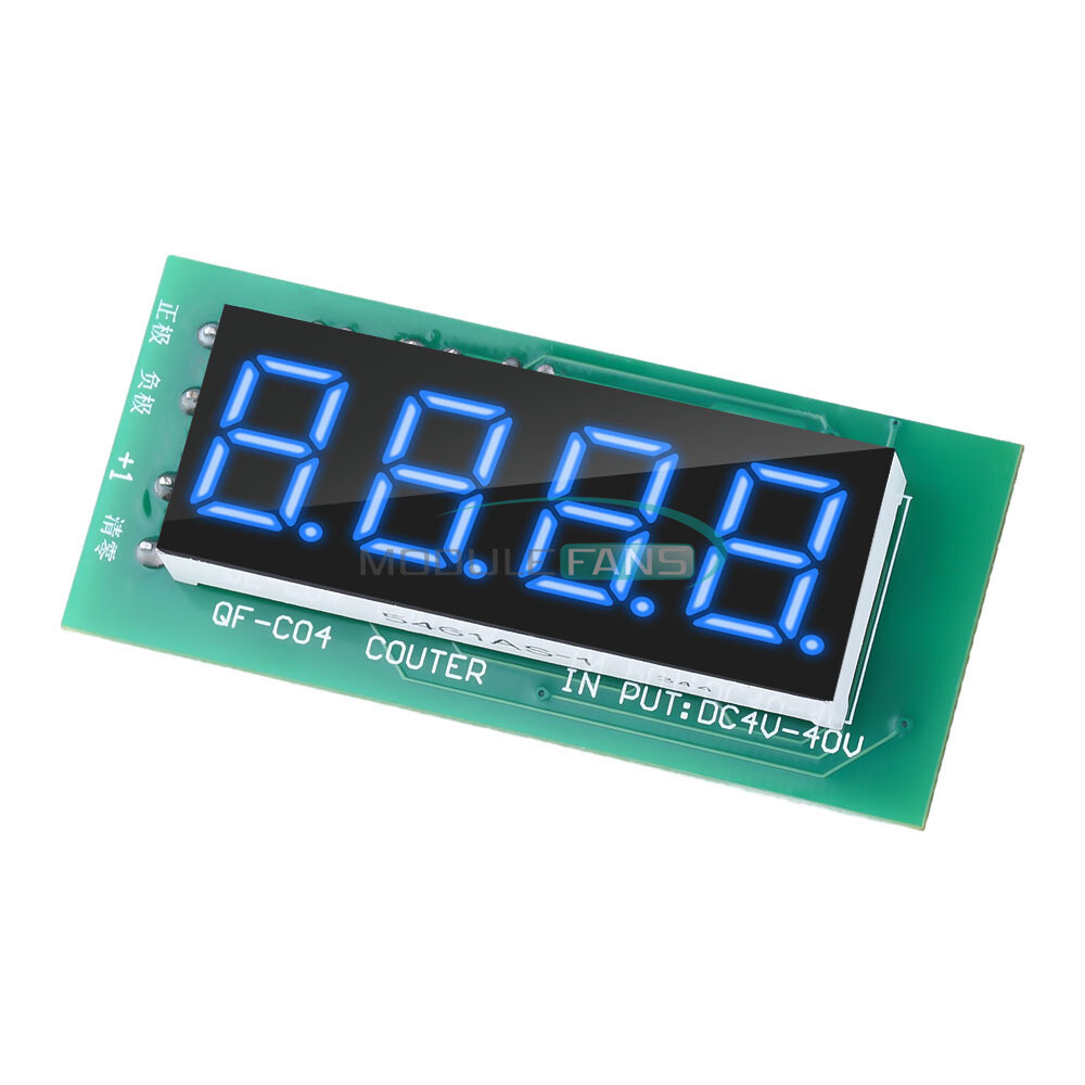 Digital Display 4 Digit Counter Module 0-9999 Counter Module W/ Memory Function