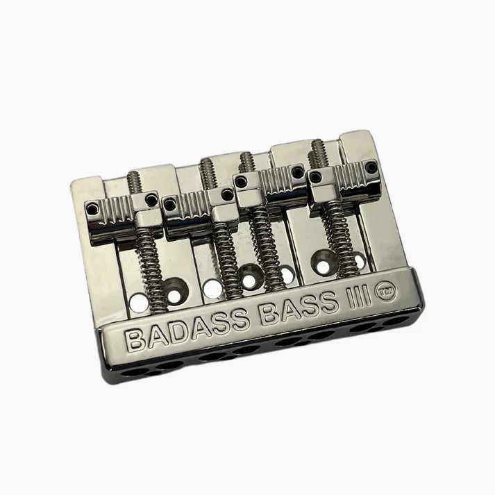 Allparts Leo Quan® Badass III™ 4-String Nickel Bass Bridge