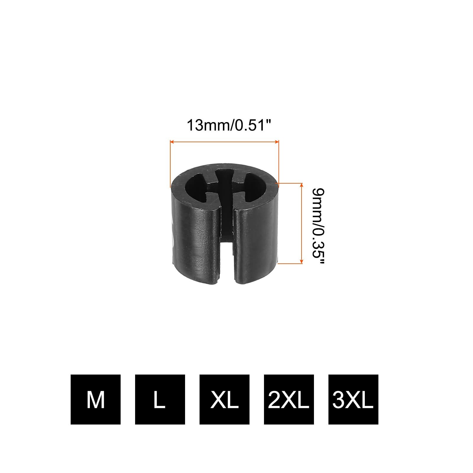 Clothes Hanger Marker S/M/L/XL/2XL/3XL Size Fit Hanger Rod for Garment Color ...