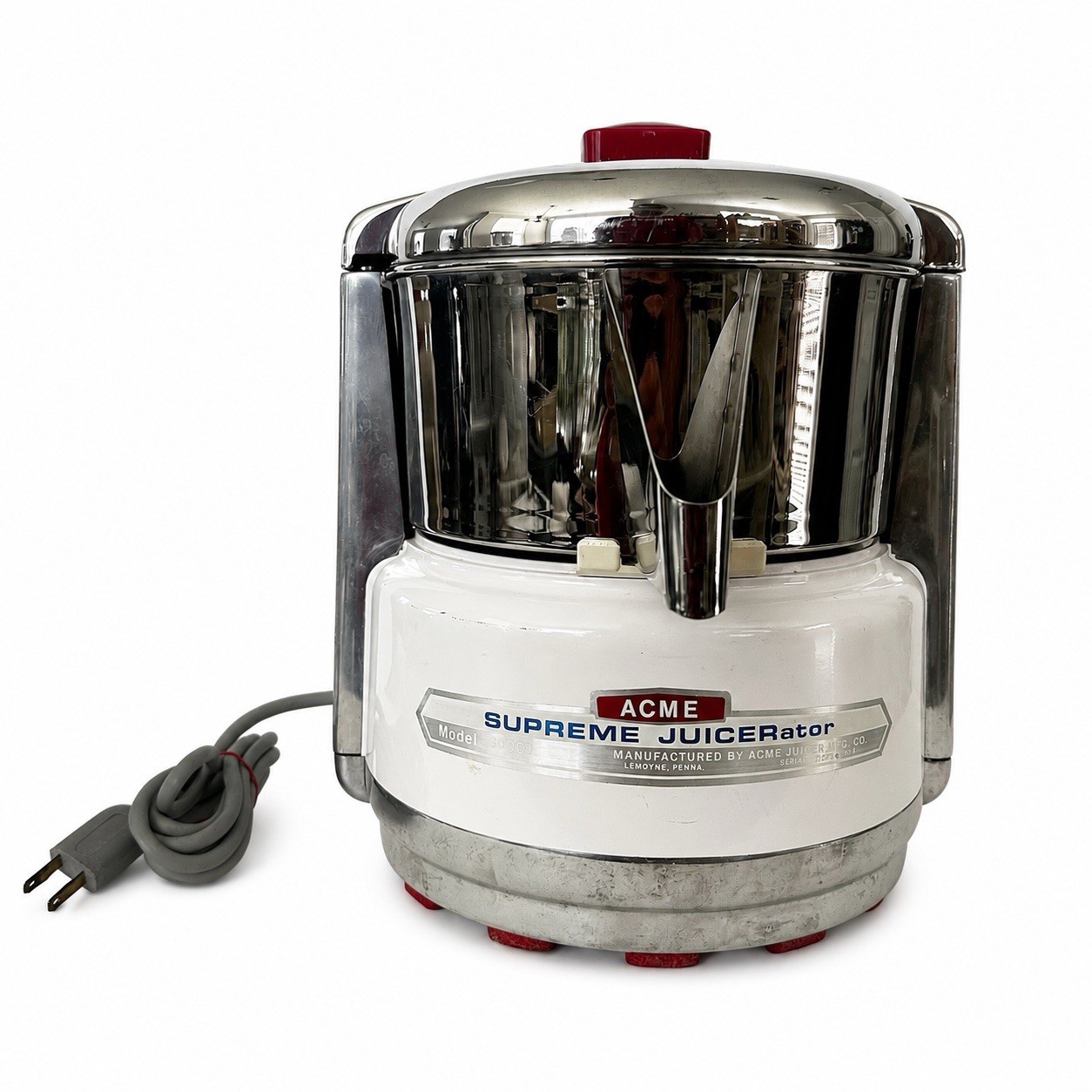 Vintage ACME Supreme Juicerator Model 6001 Electric Juicer Tested Works USA
